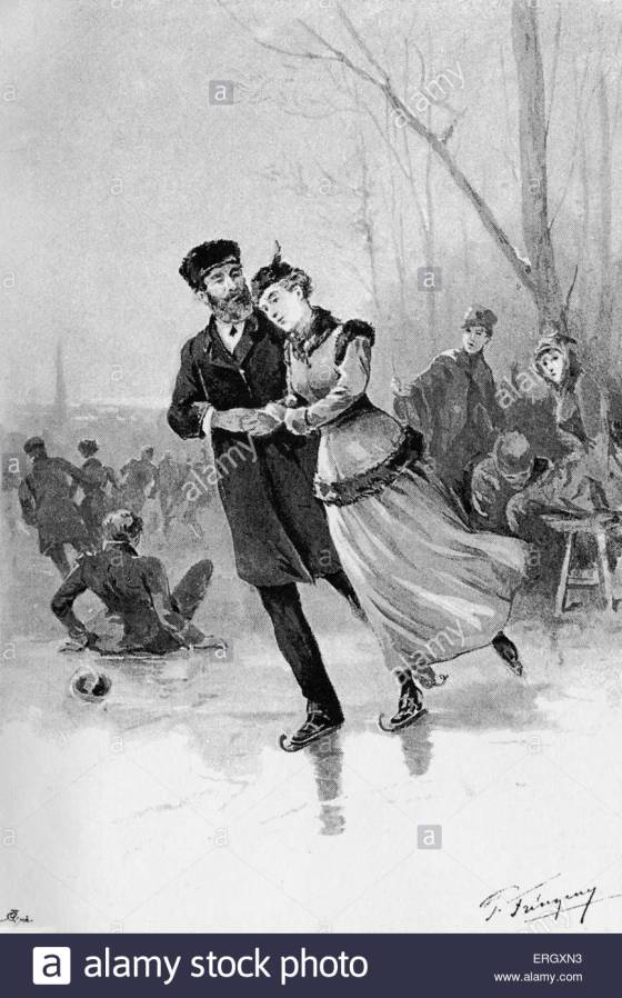 Paul Frenzeny Levin and Kitty Skating Doubt Hypocrisy Faith Church Anna Karenina Tolstoy