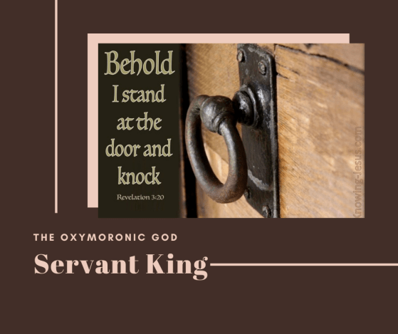 Door knocker Revelation 3:20 I stand at the door and knock