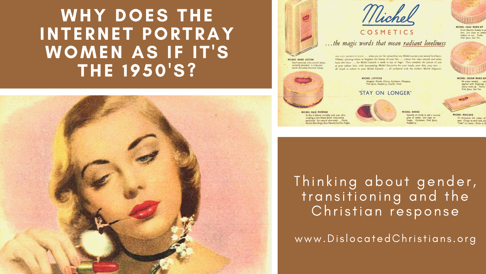 1950s make-up advert, gender transitioning and the Christian response