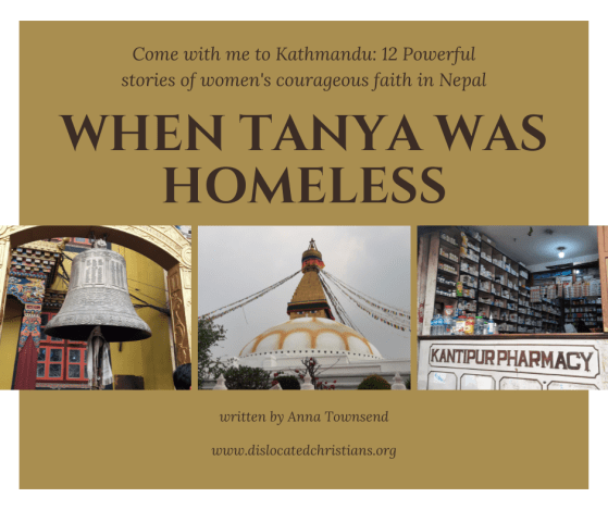 Boudhanath Stupa where Tanya lived when homeless