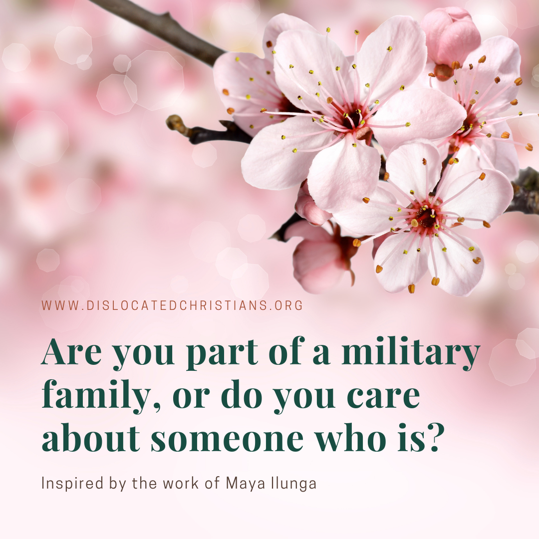 Blossom to depict growing where God sends you